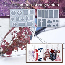 Load image into Gallery viewer, DIY Crystal Glue Jewelry Mold 83 Pcs Set