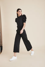 Load image into Gallery viewer, The Culotte Sweatpant in Black