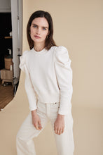 Load image into Gallery viewer, The Just Enough Puff Sweatshirt in Cream