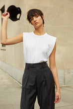 Load image into Gallery viewer, The Gimme That Shoulder Tee in White
